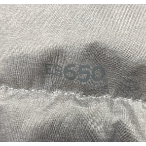 Eddie Bauer EB650 Women's 2X Down Puffer Jacket Silver Gray Zip Lightweight Coat - Picture 5 of 9